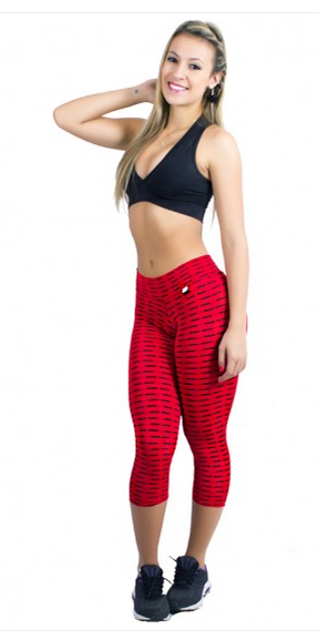 Calça Corsário Mini Mesh Ref F116
