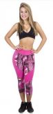 Calça Corsário Estampada Mônique  Ref F193